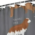 thumbnail image 2 of Dalmatian Corgi Bulldog Shower Curtain 72"x84" ,Bathroom Decorative Shower Curtains Set with 12 Hooks,Modern Waterproof Washable Shower Curtain, 2 of 4