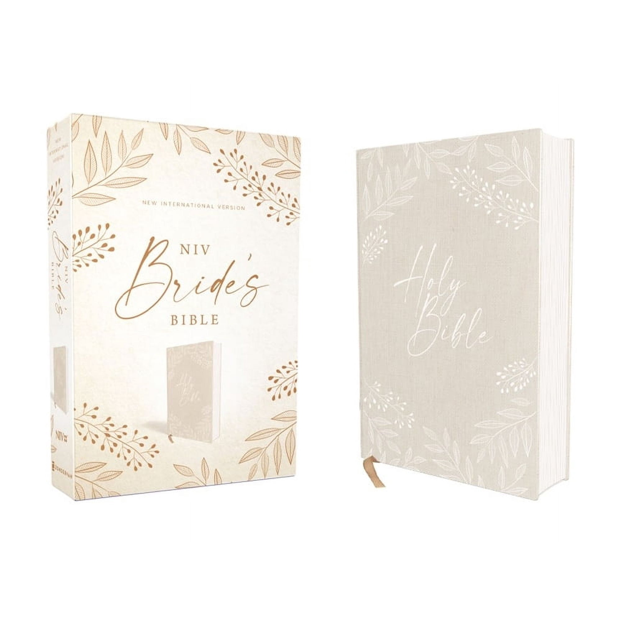 Niv, Bride's Bible, Cloth Over Board, Cream, Red Letter, Comfort Print, (Hardcover)