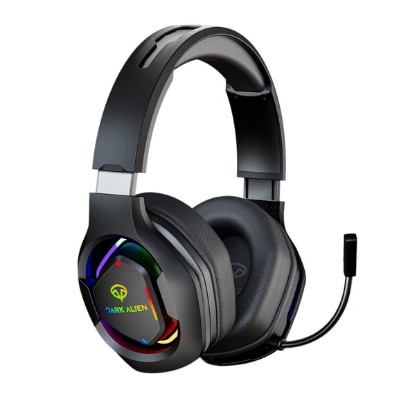 Wired Gaming Headset for PC, Computer, Laptop, Gamer, Mobile, Surround Sound Gaming Headphones with ENC Noise-Canceling Mic, 50mm Drivers, Soft Memory Foam Earcups, Comfortable Durable Design (Black)