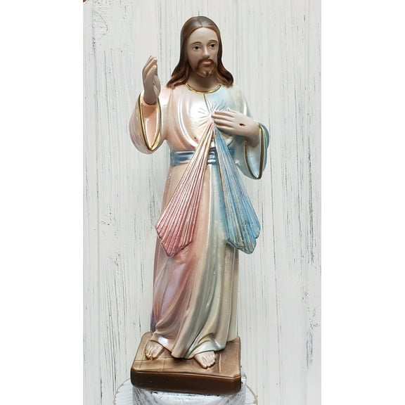 Pearl Divine Mercy - Hand Painted in Italy - Our Tuscany Collection