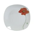 thumbnail image 3 of Tabletops Gallery Poppy Square 16 Piece Dinnerware Set, Floral Pattern, 3 of 13