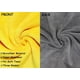 thumbnail image 5 of Toalla de baño para perros – Toalla de microfibra súper absorbente para perros y gatos pequeños, medianos y grandes, amarillo y gris 19.7" x 39.4" Rojo Verde, 5 of 5