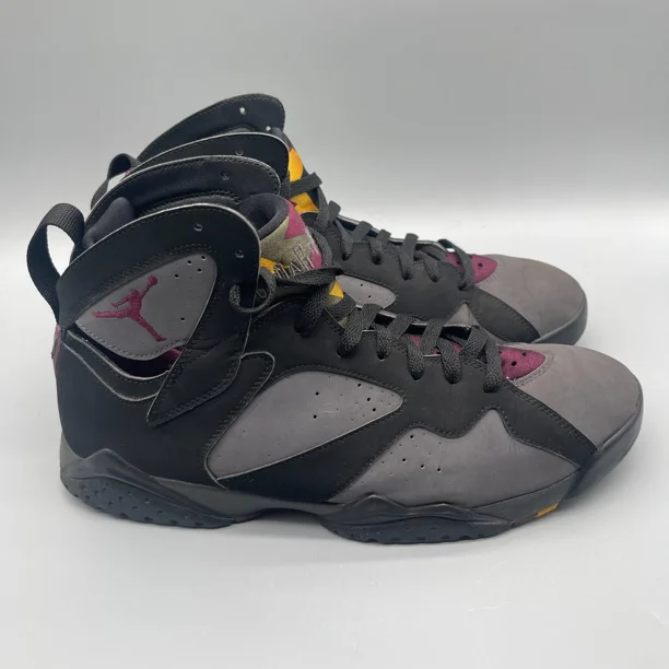 Ni - ke Ni - ke Air Jordan 7 Retro Bordeaux Shoes Mens 11 Gray Black Comfort Basketball