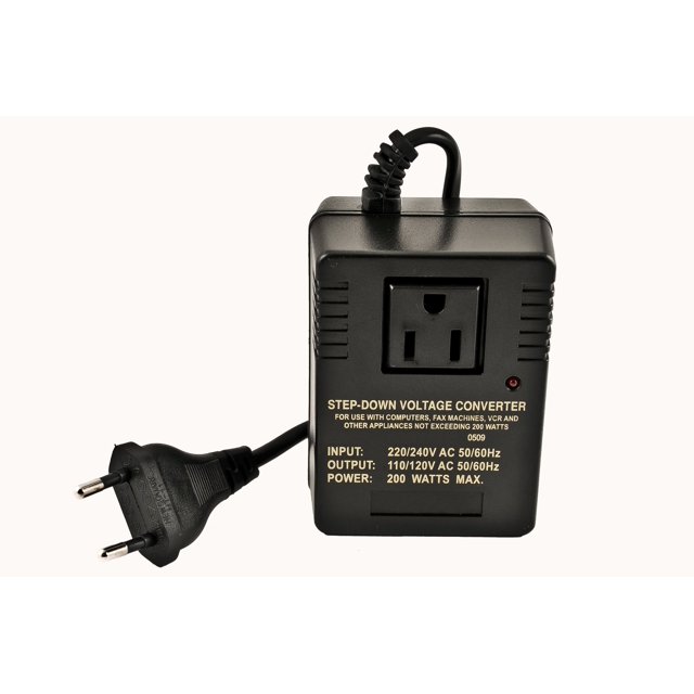 Convertidor de voltaje VCT VM 200 Deluxe 200W para 220V/240V