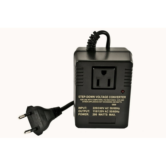 Convertidor de voltaje VCT VM 200 Deluxe 200W para 220V/240V