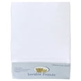 thumbnail image 2 of Luvable Friends Baby Fitted Crib Sheet, White Solid, One Size, 2 of 2