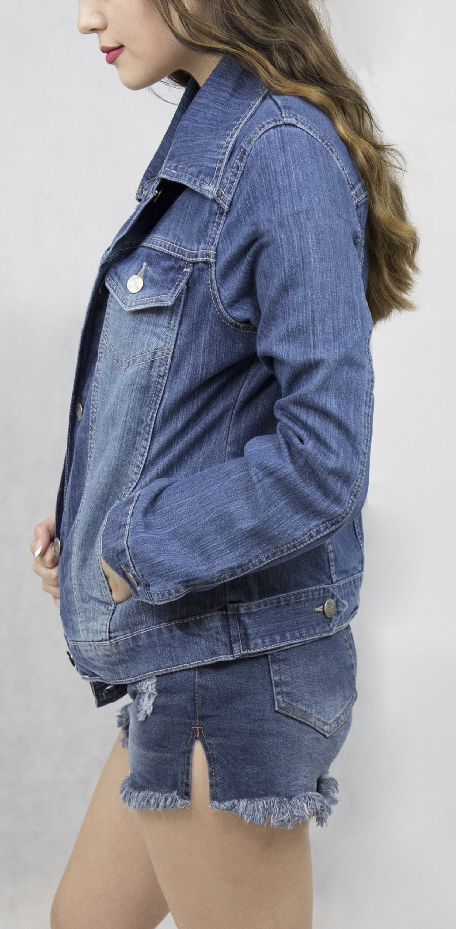 soft stretchy jean jacket