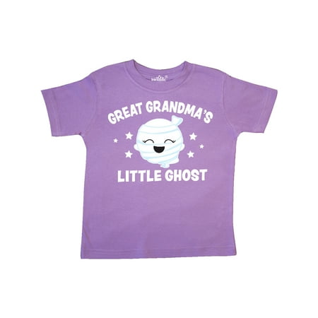 

Inktastic Cute Great Grandma s Little Ghost with Stars Gift Toddler Toddler Girl T-Shirt