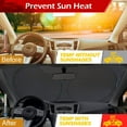 thumbnail image 4 of KANCOKIT Car Windshield Sun Shade, Foldable Cartoon Auto Front Window Sunshade for Most Vehicles, Funny Eyes, 4 of 9