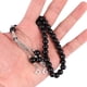 thumbnail image 4 of Rosario de 33 cuentas de oración musulmana de cristal para hombres, mujeres, familias, amigos, regalo, collar de cadena negra, pulsera islámica, 4 of 5