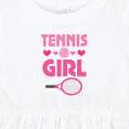 thumbnail image 4 of Inktastic Tennis Girl Cute Racket and Ball Girls Baby Dress, 4 of 5