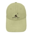thumbnail image 2 of HuangHuanChen Baseball Cap For Men Women Embroidery Coffee Pattern Visor Cap Versatile Slimming Baseball Cap Fashion Sun Hat, 2 of 3