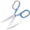Blue-15.5cm, variant on 1 Pc Kawaii Safety Scissors, Paper Cutter, Student Stationery, Office, Home Supplies, Scrapbooking Crafts