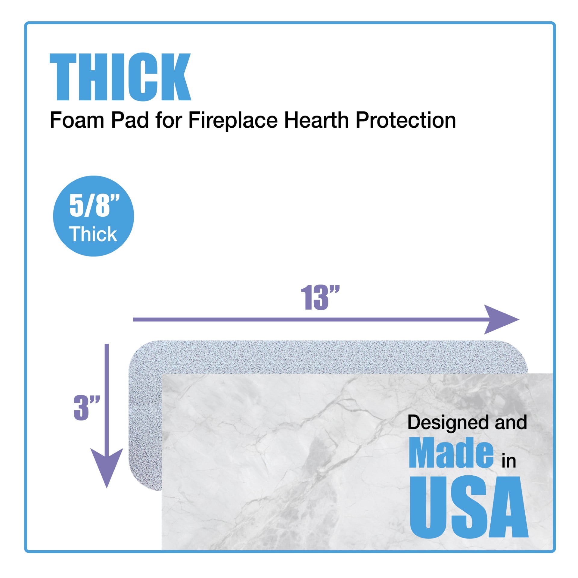 Kidkusion Soft Seat Edge Cushion Taupe 9 ft, Made in USA Foam Rubber Edge Guard , Fireplace Bumper Pad