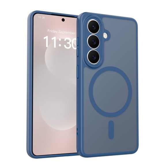 Magnetic Compatible with Samsung Galaxy S26 Case, [Compatible with Magsafe] [Translucent Matte] Shockproof Protective Phone Cover 6.3 inch