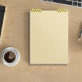thumbnail image 4 of KeirineCC Top Spiral Notebook 8.3x5.6 Steno Notebook Top Spiral Notebook 60 Pages Top Bound Spiral Notebook Cover Inner Pocket,Spiral Notebook for Work Office Gift,A5 - Blank Paper - Yellow, 4 of 9