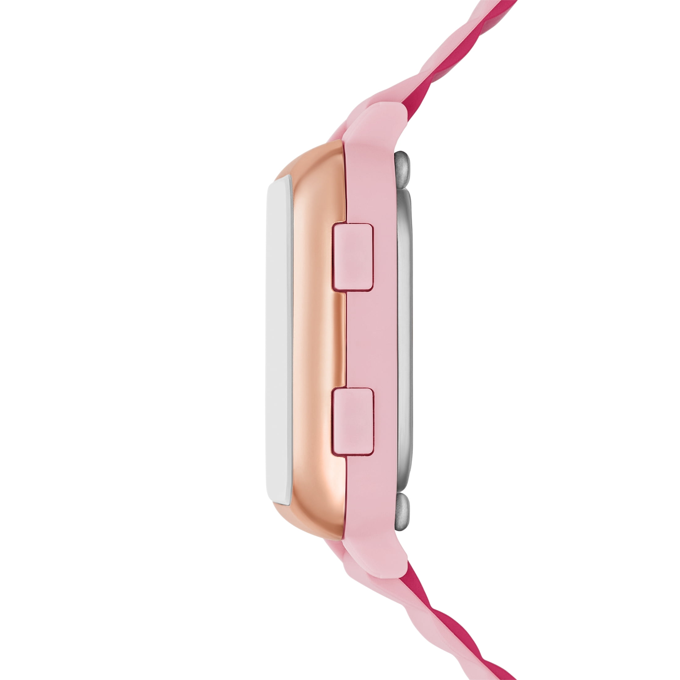 Skechers Women's Beckworth Digital, Blush Polycarbonate Watch