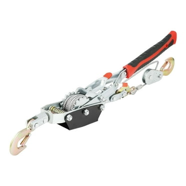 SKSHALO Power Puller Come Along Winch 4 Ton 8818 lbs Heavy Duty Pull Hoist 3 Hooks
