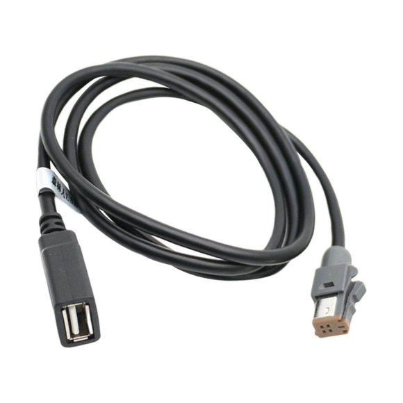 enqiretly Car Converter Adapter Cable Black USB 2.0 for Suzuki Vitara 2015 Onwards
