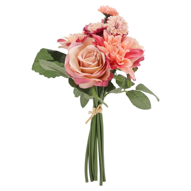 KAKOWELY ramo de flores artificiales, arreglos de rosas, flores de plástico para decoración de mesa de comedor