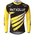 thumbnail image 5 of Phtxolue - Maillot de ciclismo térmico de forro polar para hombre, ropa cálida de manga larga para ciclismo de montaña profesional, para otoño e invierno, para primavera y verano, 5 of 5