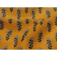 thumbnail image 4 of oneOone Viscose Jersey Fabric Leaves & Floral Block Print Fabric BTY 60 Inch Wide, 4 of 5
