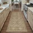 thumbnail image 6 of BERTHMEER 2'x6' Runner Rugs for Hallway Bathroom Bedroom Entryway Kitchen Non Slip Washable Beige Vintage Oriental Traditional Distressed Runner Rugs, 6 of 6