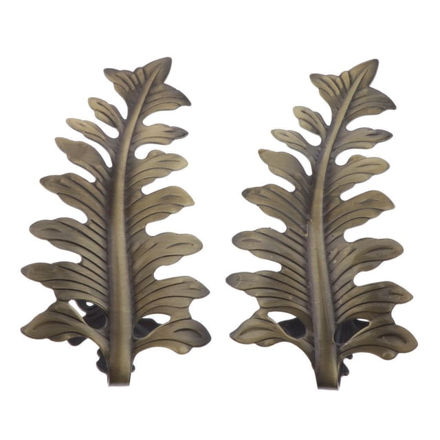 Ganchos de amarre para cortinas BLESIY bronce 2 uds