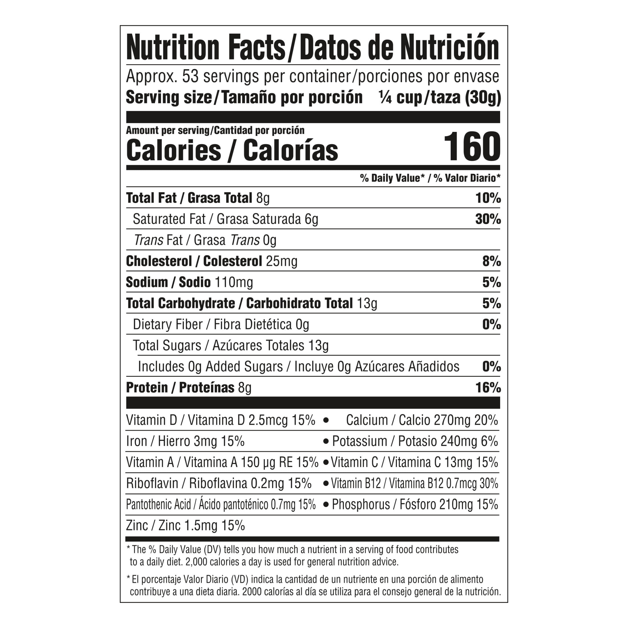 NIDO Fortificada Dry Whole Milk Powder with Vitamins A, C, D, Iron & Calcium, 56.4 oz Canister