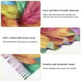 thumbnail image 5 of FORMRS Womens Scarf Winter Soft Long Big Warm Shawls Wrap Tassel Scarves, Vibrant Leaves Pattern, 5 of 9