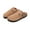 brown, variant on Guoluofei Women's Suede Clogs Mules Stylish Couple's Clogs for Women and Men Cow Leather with Arch Support and Cork Footbed