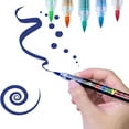 thumbnail image 4 of HLONK Stellaya Acrylic Markers for Coloring Books  Straight Liquid Acrylic Marker  Acrylic Brush Markers for Adult Coloring  Acrylic Paint Markers Pen Brush Dual Tip (48 color B), 4 of 6