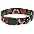 thumbnail image 1 of Buckle-Down BAC-W31647-NL Breakaway Cat Collar, 1 2" Wide - Fits 9-15" Neck - Large, Poker, 1 of 1