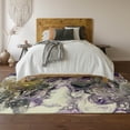 thumbnail image 6 of Addison Rugs Mayfield Washable Contemporary Abstract Amethyst Rectangle Rug, 9' x 12', 6 of 6