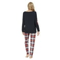 thumbnail image 4 of MintLimit Women's Pajamas Set Long Sleeve Tops and Check Plaid Pants Sleepwear Soft Lounge Set, 4 of 6