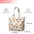 thumbnail image 4 of Football and Cheer Goods Pattern Travel Tote Bags for Women Carry On,Large Weekender Bags for Women Travel,Multi Functional Duffle Bag for Work,Shopping,Sports, 4 of 5