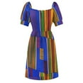 thumbnail image 6 of Kente Cloth Ghana West African Print Sleeveless Dress Women dresses summer Woman clothes, 6 of 6
