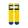 thumbnail image 2 of Stance Golden State Warriors Stripe Crew Socks, 2 of 3