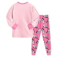 thumbnail image 6 of Leey-World Bamboo Viscose Toddler Pajamas Boys Girls Baby Pjs Sets Kids Long-Sleeve Snug fit Sleepwear 6-12 Months 12-24 Months 2t 3t 4t 5t 6t 7t 8t 9t Children(Pink,5-6 Years), 6 of 6