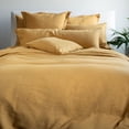 thumbnail image 3 of 100% French Linen Duvet Cover - Twin/Twin XL - Honey | BOKSER HOME, 3 of 6