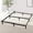 Black, variant on Zinus 7" CompackĀ® Metal Bed Frame, White, Twin