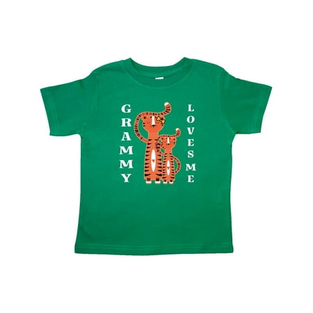 

Inktastic My Grammy Loves Me Tiger Gift Toddler Boy or Toddler Girl T-Shirt