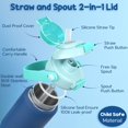 thumbnail image 2 of Botella de agua Fimibuke Kids de acero inoxidable con aislamiento de 414 ml, 2 of 7