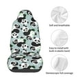 thumbnail image 3 of Lsque Panda And Eucalyptus Pattern Car Seat Covers for Front Seats , Waterproof Seat Covers for Cars, Sporty Front Seat Covers,Car Seat Cover Protector Front Seats, 3 of 5