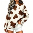 thumbnail image 6 of Guluxicc Women's Graphic Sweatshirts Oversized Pullover Crew Neck Long Sleeve Casual Sweatshirts for Everyday Fall Winter, 6 of 9