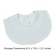 thumbnail image 5 of Cuello falso desmontable Alt Ropa Dickey Suéter Blusa Media camisas para trajes de negocios Ropa de ropa Accesorios Blanco 2 Paquete AweSitey AP008266-03B, 5 of 5