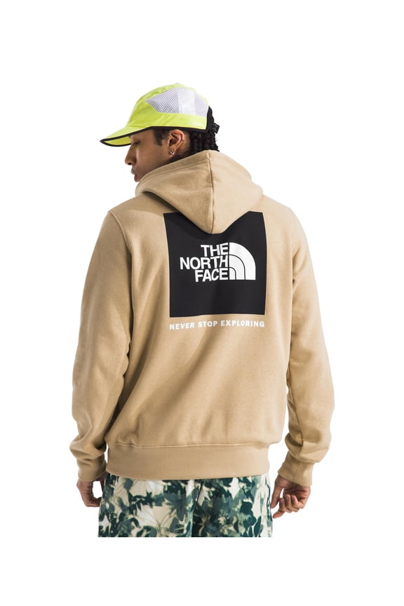 Box NSE Pullover Hoodie Men's Regular Fit Cotton Blend Khaki Stone X-Large NF0A7UNS