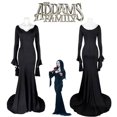 thumbnail image 2 of Halloween Los Addams Familia Morticia Vestido Sexy Elegante Negro Cosplay Traje, 2 of 4