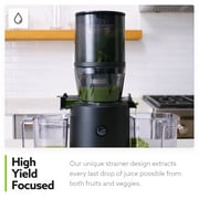Hurom Cold Press Juicer Machine, H320 Low Pulp Slow Juicer (White)