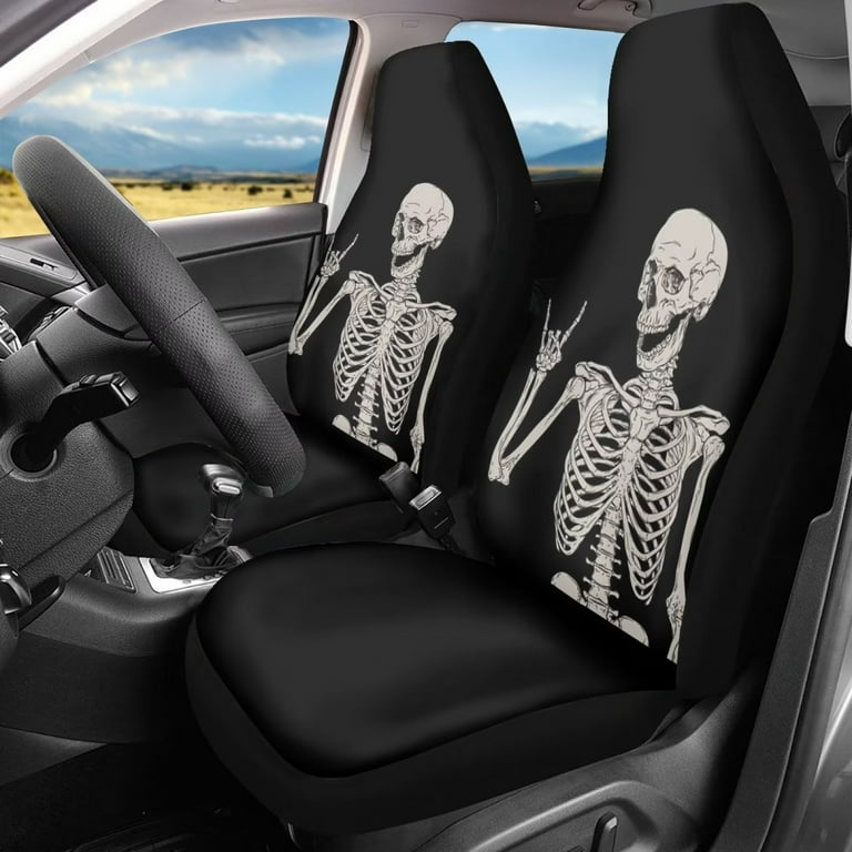 Skull car seat covers full set online